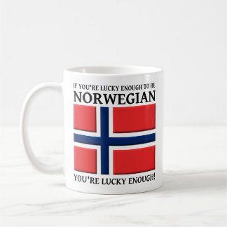 Café Taza Afortunado De Ser Noruego