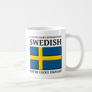 Café Taza Afortunado De Ser Sueco