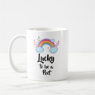 Café Taza Afortunado De Ser Un Poeta