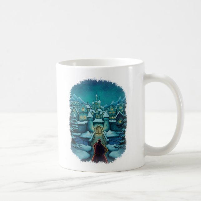 Café taza agradable de santa bilateral (Derecha)