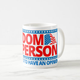 Café Taza al azar del Layperson (versión de la bandera
