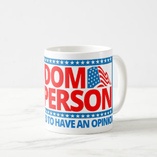 Café Taza al azar del Layperson (versión de la bandera