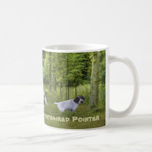 Café Taza alemana de los perritos del indicador de pelo