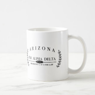 Café Taza alfa del delta de la phi