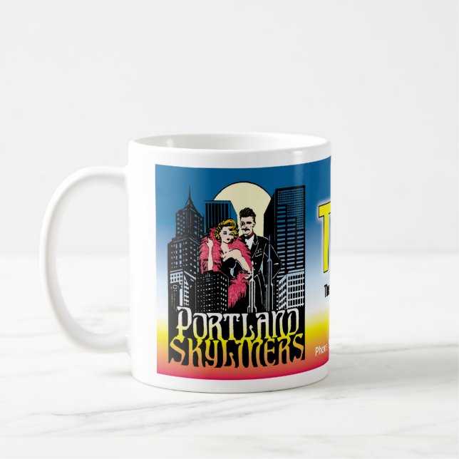 Café Taza alta del club de Portland Skyliners (Izquierda)