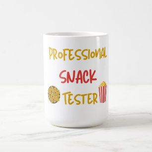 Café Taza Amante de Snacks Divertidos Probador de Snack