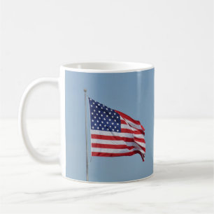 Café Taza americana de la bandera de la ciudadanía
