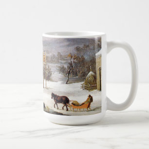 Café Taza americana de los bueyes de la ciudad del