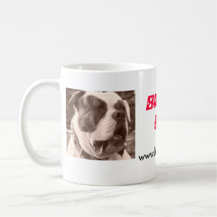 Café Taza americana grande de los bulldoges
