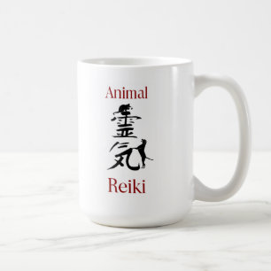 Café Taza animal de Reiki