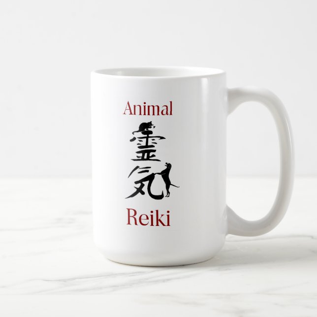 Café Taza animal de Reiki (Derecha)