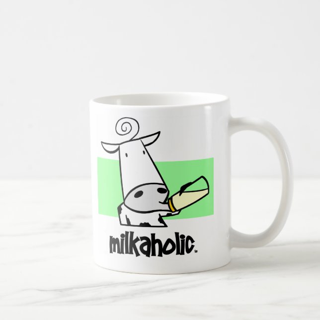 Café Taza anónima de la leche de Milkaholics (Derecha)