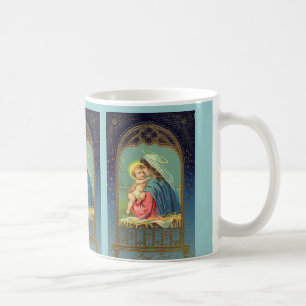 Café Taza antigua del estilo de Jesús del Virgen Marí