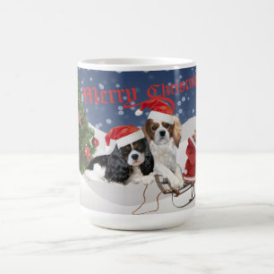 Café Taza arrogante del navidad del perro de aguas de