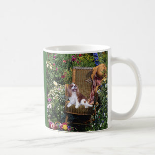 Café Taza arrogante del perro de aguas de rey Charles