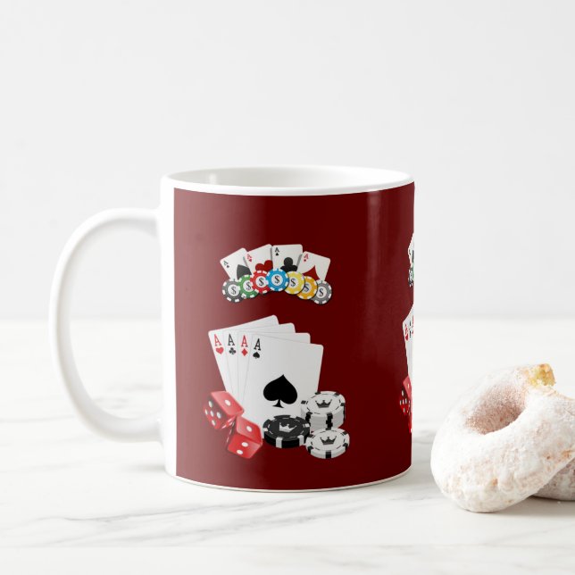 Café Taza As de Corazones (Con donut)