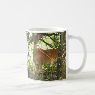 Café Taza atada blanco de los ciervos