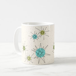Café Taza atómica icónica de Starbursts