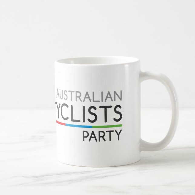 Café Taza australiana del fiesta de los ciclistas (Derecha)