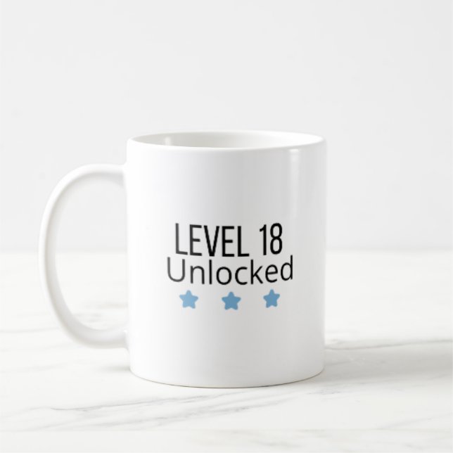 Café Taza azul de cumpleaños desbloqueado nivel 18  (Izquierda)