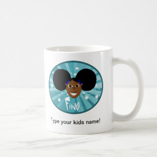 Café Taza azul de la chispa de Fino