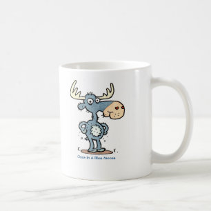 Café Taza azul de los alces