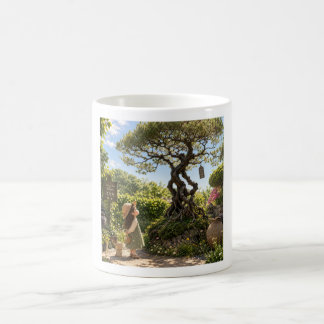 Café Taza Bajo el Árbol de Pino 🌲