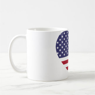 Café Taza bandera de EE. UU. con amor