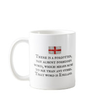 Taza - bandera de Union Jack con el lema