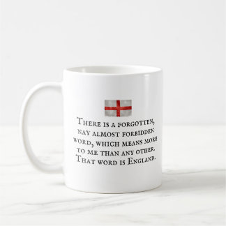 Café Taza - bandera de Union Jack con el lema