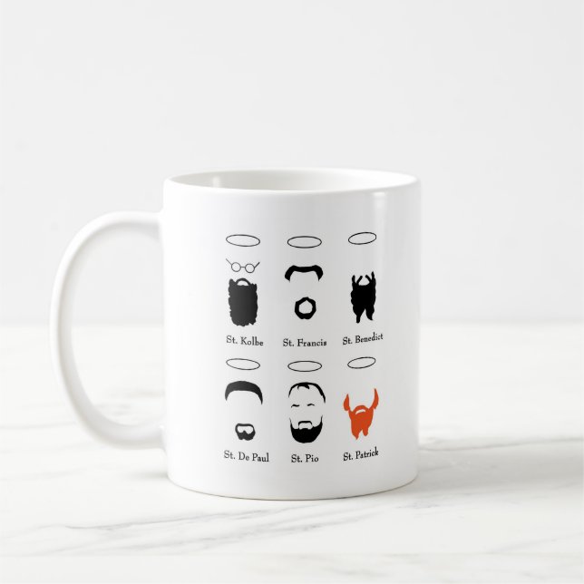 Café Taza barbuda de los santos (Izquierda)