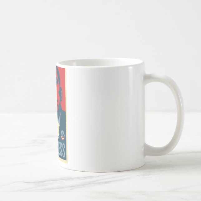 Café Taza básica del progreso de Obama (Derecha)