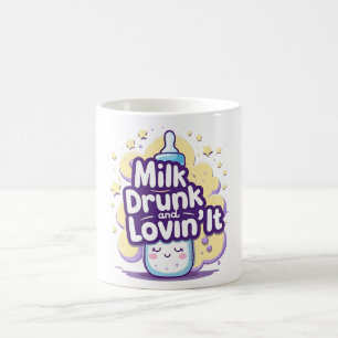 Café Taza Bebé Divertida Bebé Borracho de Leche   Nueva