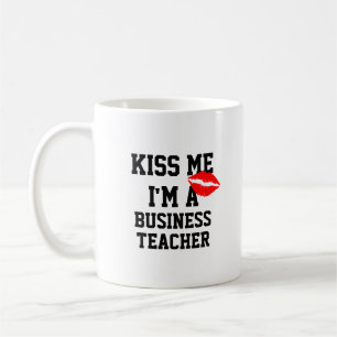 Café Taza Bésame Soy Profesor De Negocios