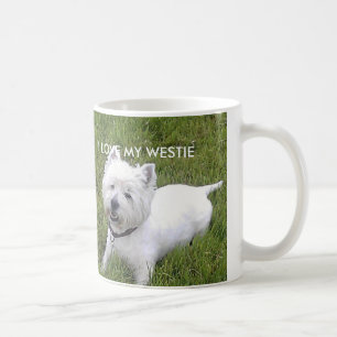 Café Taza blanca clásica blanca de 11oz Westie