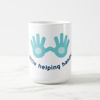 Café Taza blanca clásica con el logotipo de la sonrisa