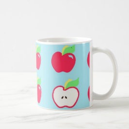 Café Taza blanca clásica de 11 oz Apple White