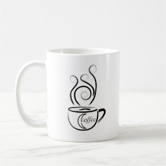 Café Taza blanca clásica de 325 ml, con Chocolates Ghir