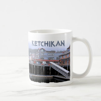 Café Taza blanca clásica de Ketchikan 3