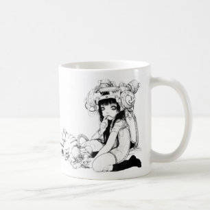 Café Taza blanca clásica de los amigos simbióticos