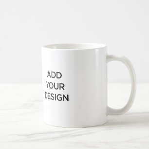 Café Taza blanca clásica por encargo de 11 onzas