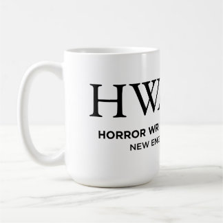 Café taza blanca con logo de HWA-NE 6/25