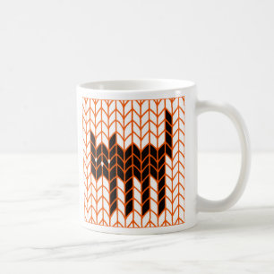 Café Taza Blanca de Punto GATO NEGRO