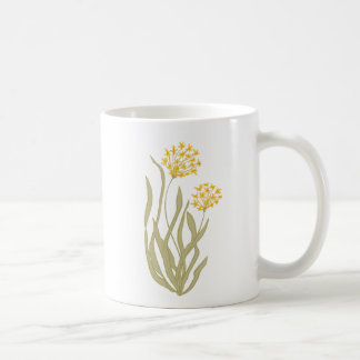 Café Taza Botánica de Cebollino Floreciendo
