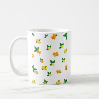 Café Taza Botánica Fresca de Hojas de Naranja Limón Cít