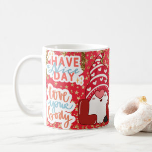 Café Taza brillante con destellos de GNOME, para amante