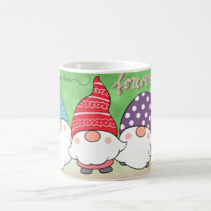 Café Taza brillante con destellos de GNOME, para amante