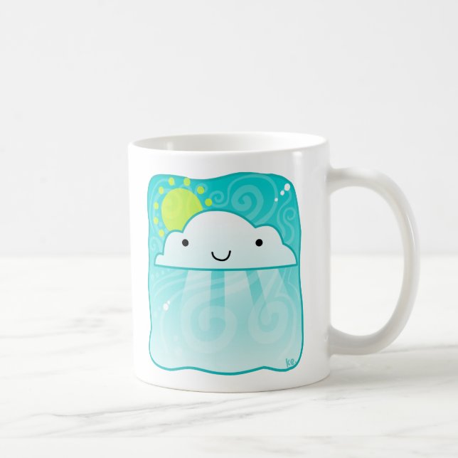 Café Taza brillante de la nube (Derecha)