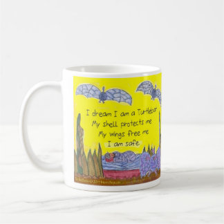 Café Taza brillante del poema de los turtlebats