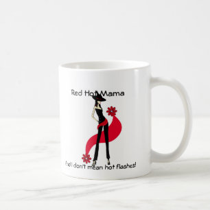 Café Taza caliente de la mamá flashes calientes de la